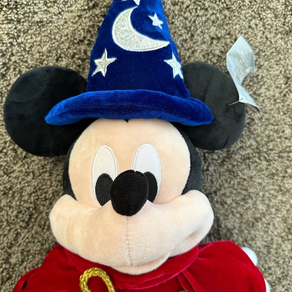 NWT Mickey Mouse Wizard Plush 24” Toy Sorcerer’s Apprentice Fantasia - Picture 2 of 6